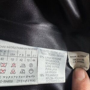 Max&co black coat